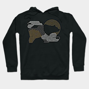 geometric bear Hoodie